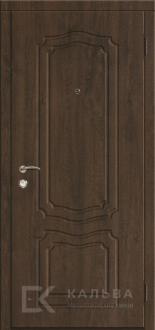 Фото «Железная дверь венге с филёнкой светлый дуб для квартиры №22»